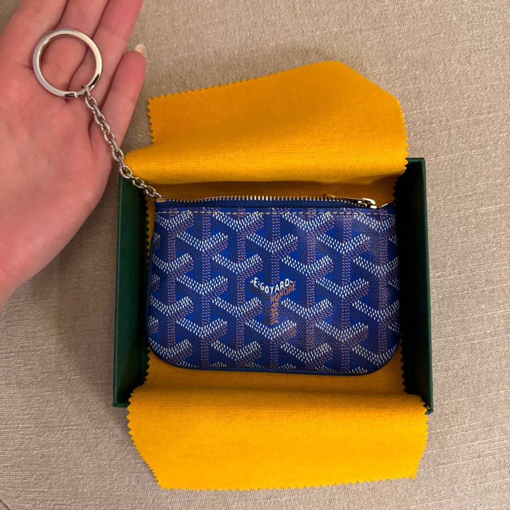 NWT💙GOYARD💙Senat Nano Key Pouch Coin Purse Keychain - Picture 2 of 10